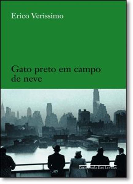 Picture of GATO PRETO EM CAMPO DE NEVE