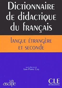 Imagem de DICTIONNAIRE DE DIDACTIQUE DU FRANCAIS