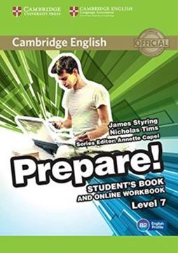 Imagem de CAMBRIDGE ENGLISH PREPARE! 7 STUDENT´S BOOK  WITH ONLINE WORKBOOK - 1ST ED