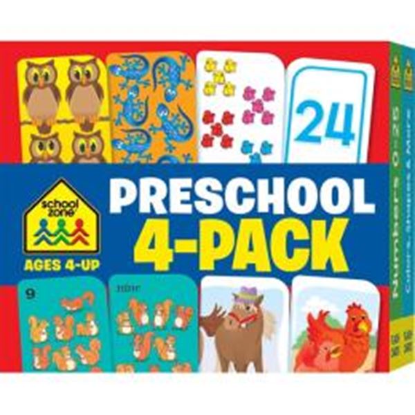 Picture of PRESCHOOL FLASH CARD 4-PACK