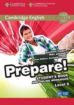 Imagem de CAMBRIDGE ENGLISH PREPARE! 5 STUDENT´S BOOK WITH ONLINE WORKBOOK - 1ST ED