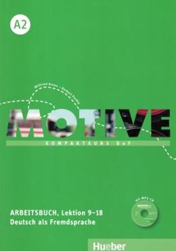 Imagem de MOTIVE A2 ARBEITSBUCH LEKTION 9-18 MIT MP3-AUDIO-CD