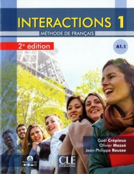 Picture of INTERACTIONS 1 - LIVRE DE L´ELEVE + AUDIO TELECHARGEABLE EN LIGNE - 2EME EDITION
