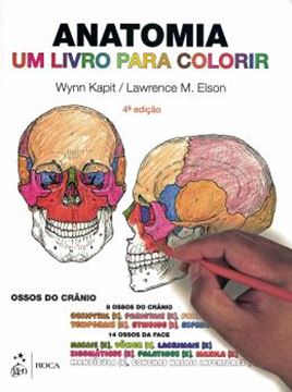 Imagem de ANATOMIA - UM LIVRO PARA COLORIR -  OSSOS DO CRANIO - 4ª ED 2014