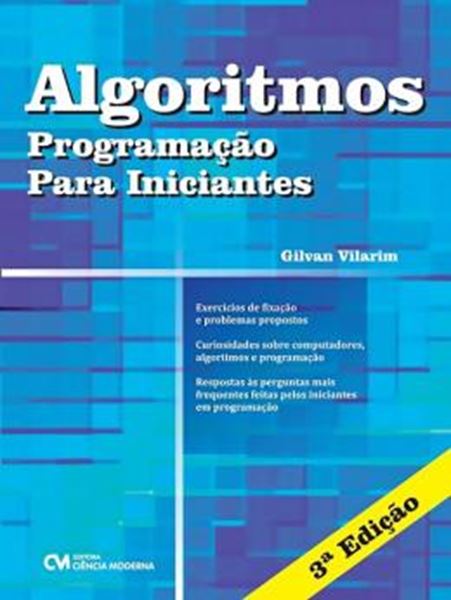 Picture of ALGORITMOS - PROGRAMACAO PARA INICIANTES - 3ª ED
