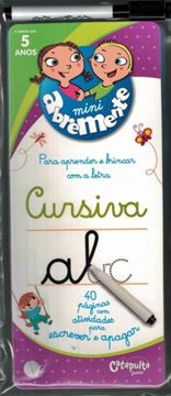 Imagem de ABREMENTE ESCREVE E APAGA - CURSIVA - A PARTIR DE 5 ANOS