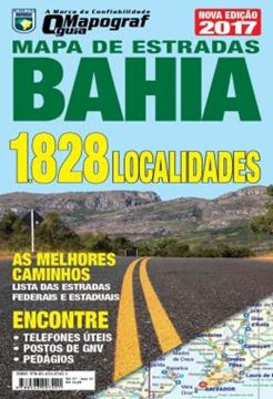 Imagem de MAPA DE ESTRADAS BAHIA - GUIA MAPOGRAF