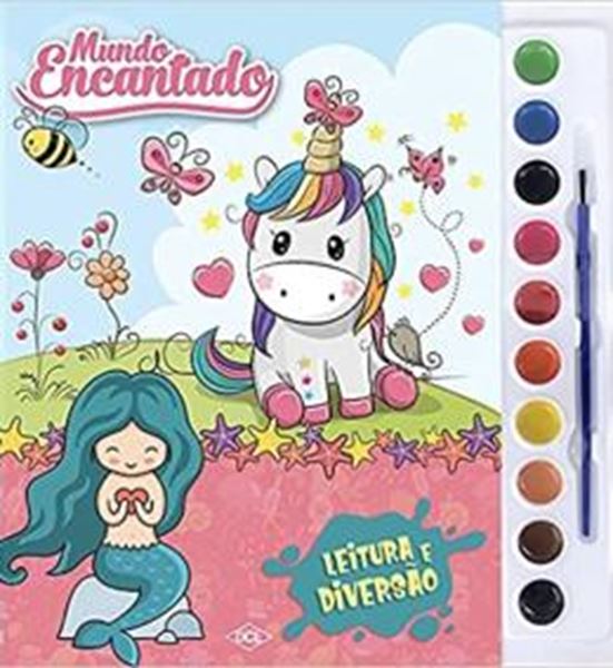 Picture of AQUARELA - MUNDO ENCANTADO - UNICORNIOS E SEREIAS