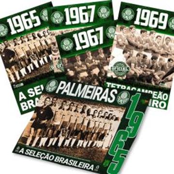Imagem de PALMEIRAS COLECAO OFICIAL HISTORICA - 4 POSTERES (EDICOES 5, 6, 7 E 8)