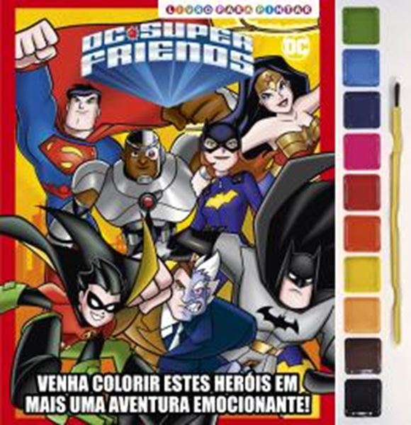 Picture of DC SUPER FRIENDS VOL. 2 - LIVRO PARA PINTAR COM AQUARELA