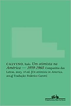 Imagem de UM OTIMISTA NA AMÉRICA