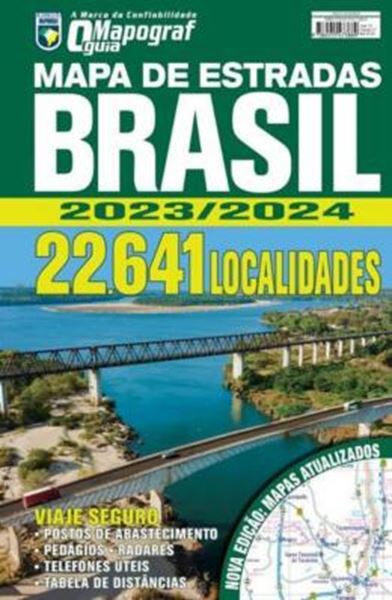 Picture of GUIA MAPOGRAF MAPA DE ESTRADAS BRASIL 2023/2024 - ESPIRAL - 7ªED