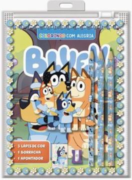 Imagem de BLUEY COLORINDO COM ALEGRIA