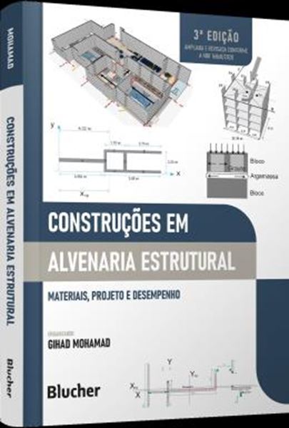 Picture of CONSTRUCOES EM ALVENARIA ESTRUTURAL - MATERIAIS, PROJETO E DESEMPENHO - 3ª ED