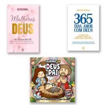 Imagem de COMBO DEVOCIONAL - KIT COM 2 LIVROS DEVOCIONAIS + LIVRO DE COLORIR FOFO
