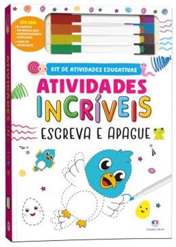 Imagem de COLECAO KIT DE ATIVIDADES EDUCATIVAS - ATIVIDADES INCRIVEIS - ESCREVA E APAGUE