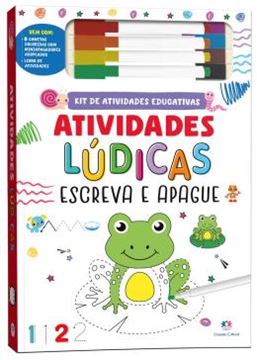 Imagem de COLECAO KIT DE ATIVIDADES EDUCATIVAS - ATIVIDADES LUDICAS - ESCREVA E APAGUE