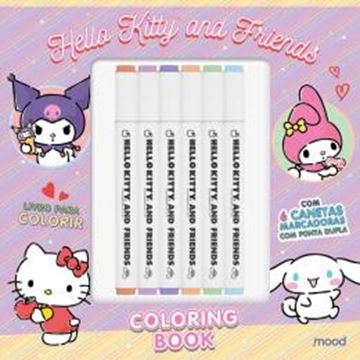 Imagem de COLECAO COMFY GOODS - HELLO KITTY AND FRIENDS - LIVRO DE COLORIR (COLORING BOOK)