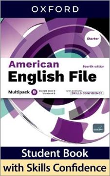 Imagem de AMERICAN ENGLISH FILE STARTER B - SB W/EC MULTIPACK - 4TH ED.