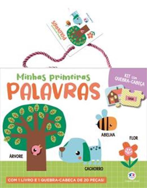 Picture of MINHAS PRIMEIRAS PALAVRAS - KIT COM LIVRO E QUEBRA-CABECA DE 20 PECAS