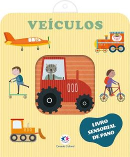 Picture of VEICULOS - LIVRO SENSORIAL DE PANO PARA BEBES